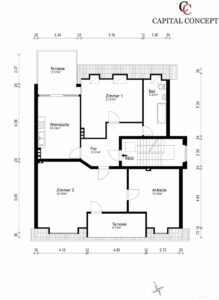 Vorderhaus Dachgeschoss