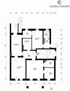 Vorderhaus Untergeschoss