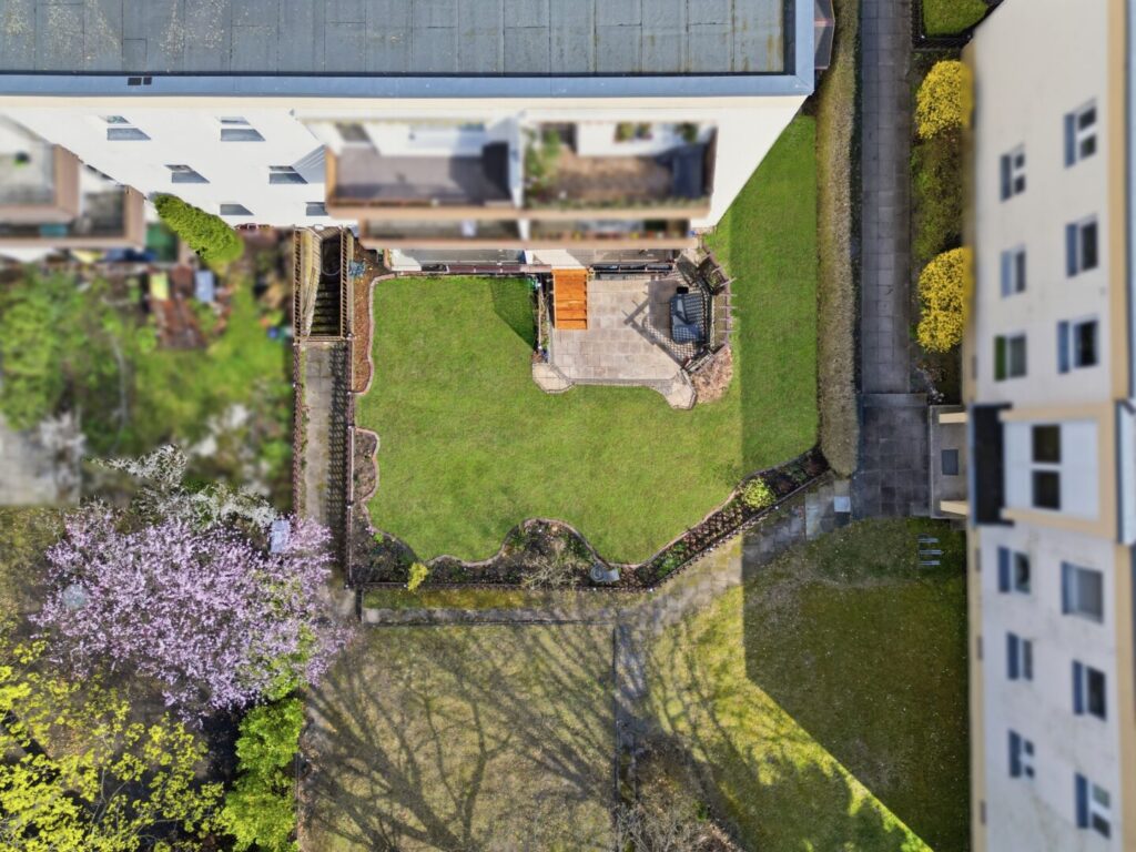 Garten Draufsicht