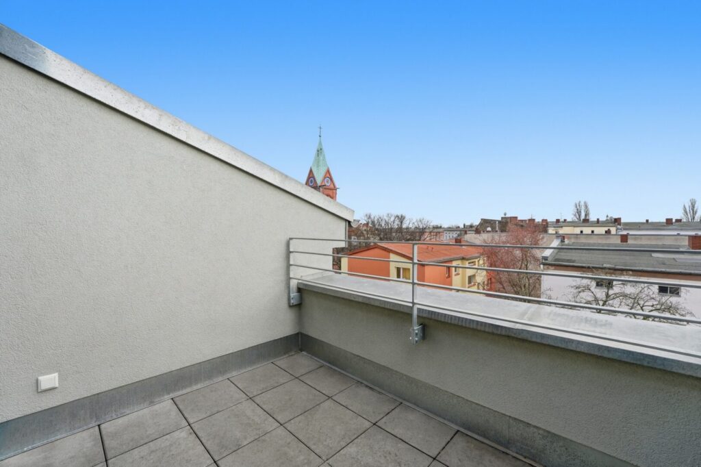 Ausblick Balkon