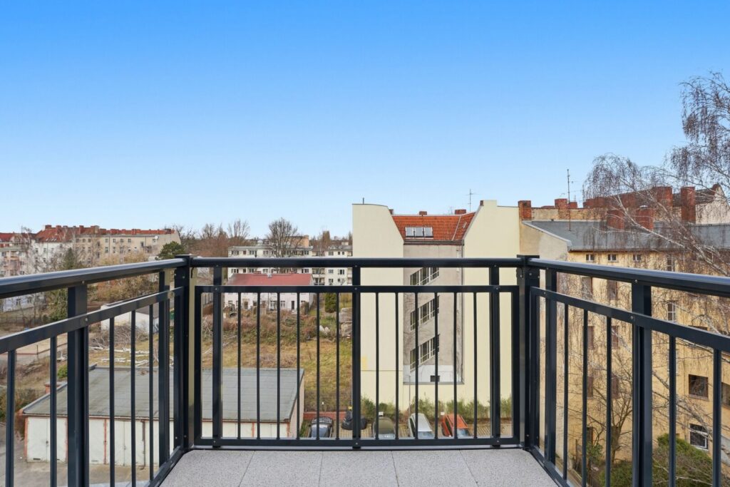 Ausblick Balkon