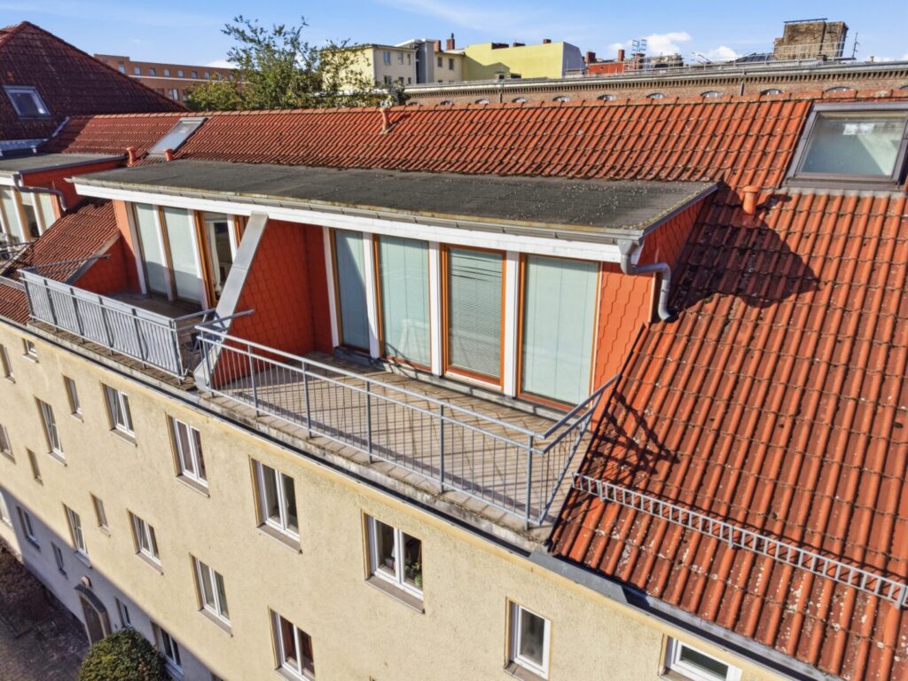 Dachterrasse-Schlafzimmer